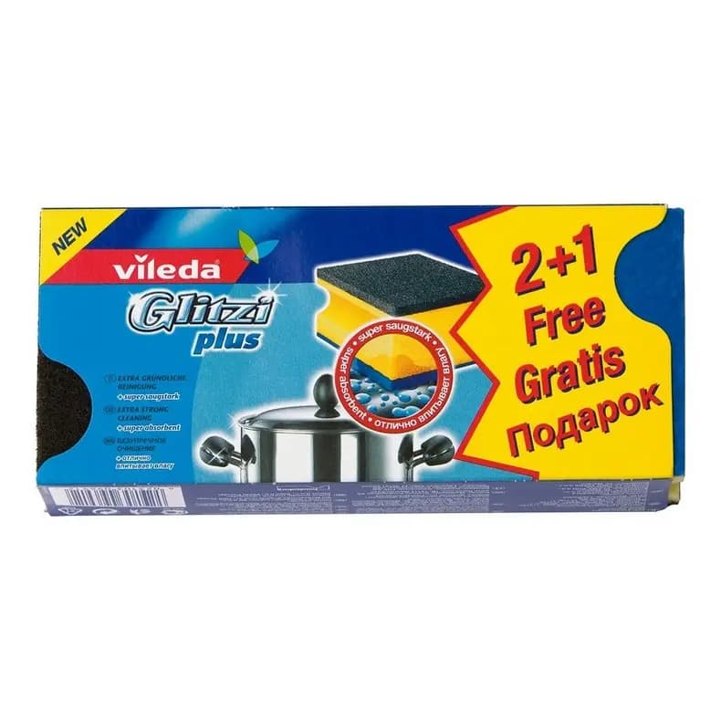 Vileda Glitzy Plus 2+1