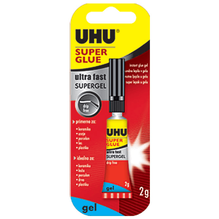 Uhu Super Glue Jumbo 12x2 Gel
