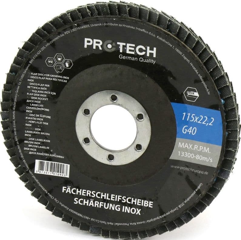 Lamelni Brus Za Inox 115mm G100