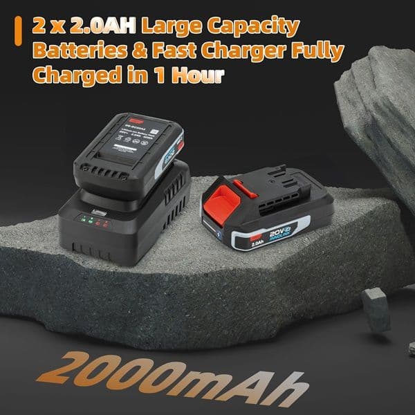 Deli Aku Udarni Odvijač 1/2" 20v 350nm Supreme Ede-bs20-1d2