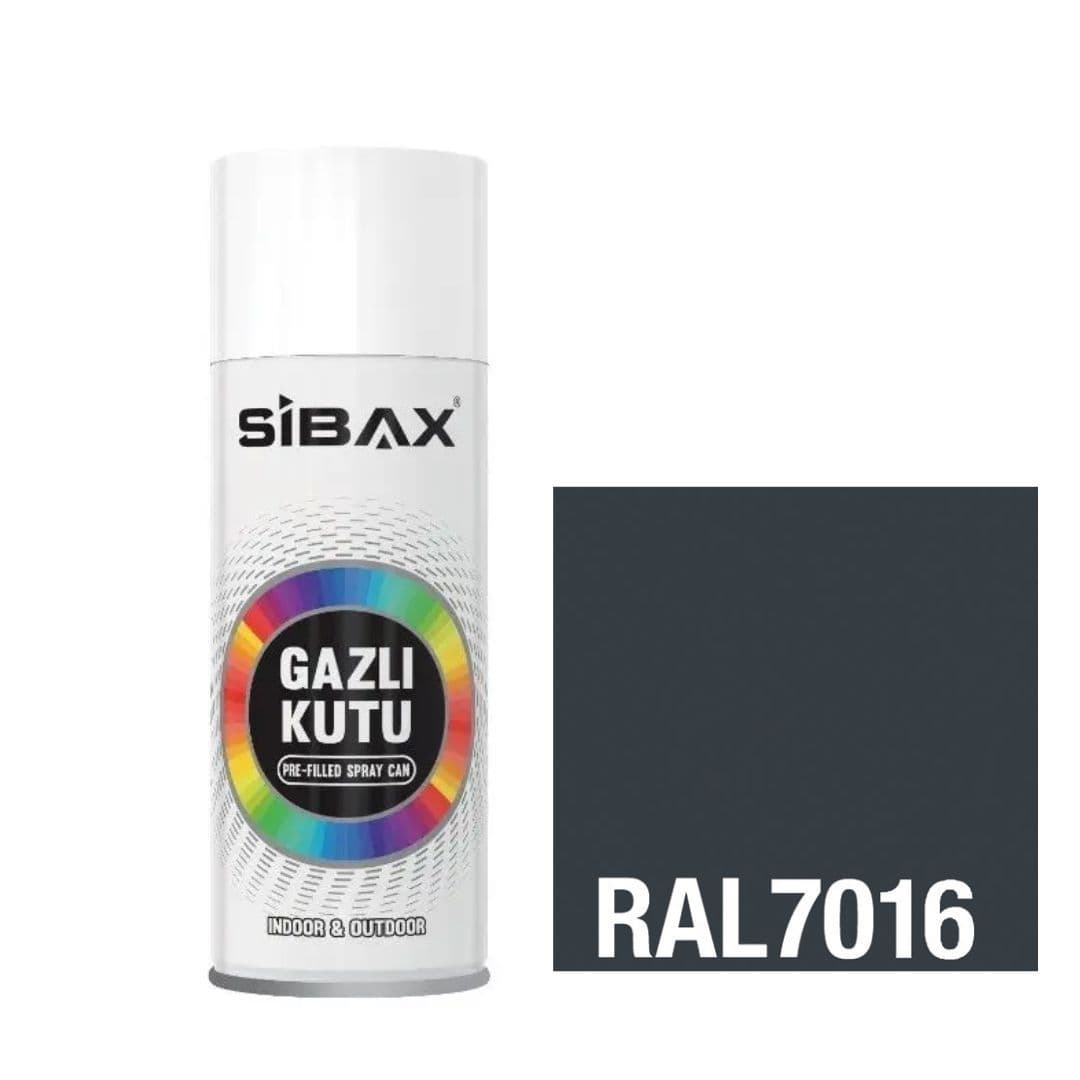 Sibax Sprej Ral7016 Mat Antracit Sivi 329