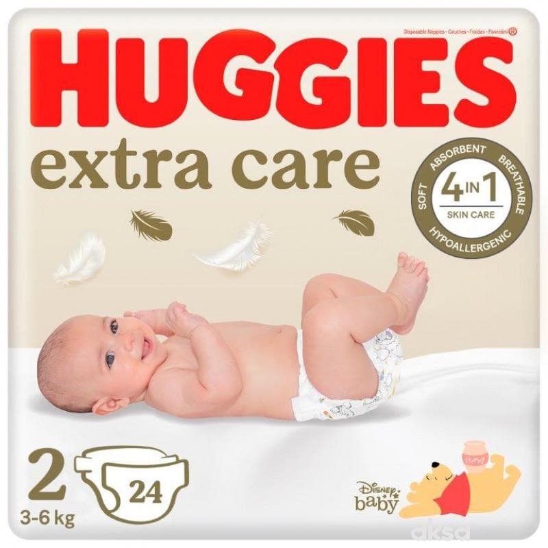 Huggies 2 Extra Care 24 Kom Pelene
