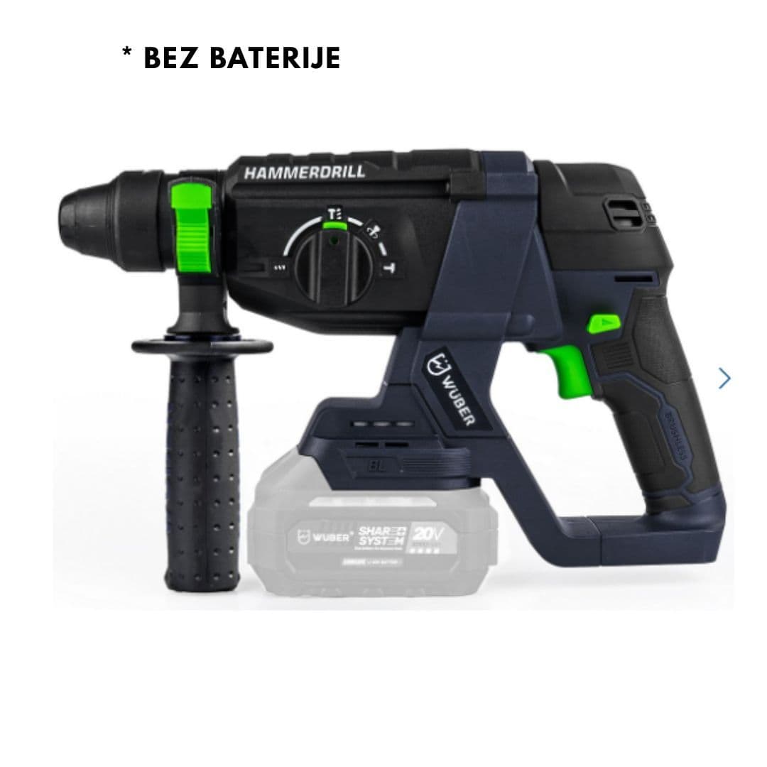 Wuber Akumulatorska Brushless Sds+ Udarna Bušilica 20v 2j W04531