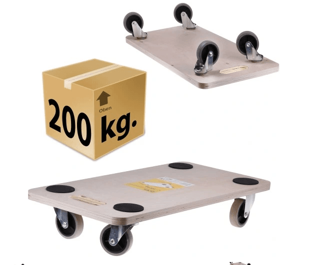 Ps Transportna Platforma 575 X 300 X 115 Mm, Nosivost 200 Kg, Pravougaona