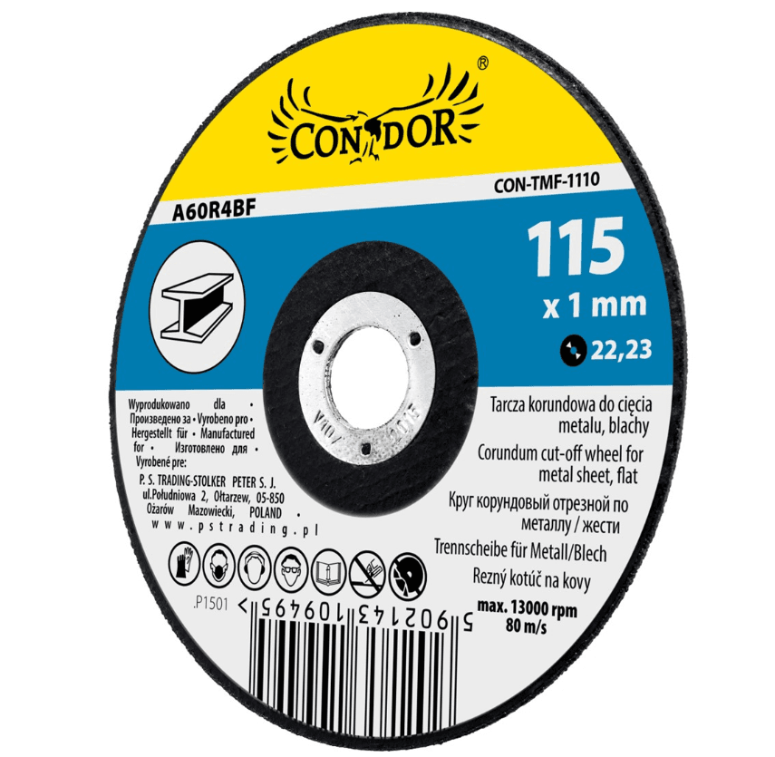 Ps Rezna Ploca 115x1,0mm Con-tmf-1110