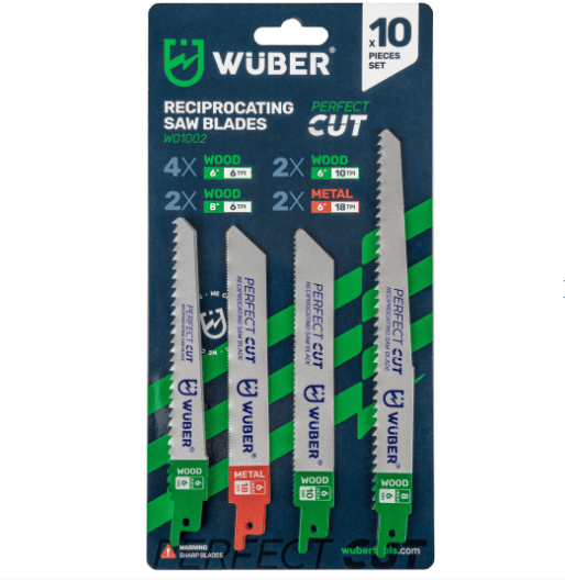 Wuber Set Od 10 Listova Za Metal I Drvo Za Lisicji Rep W01002