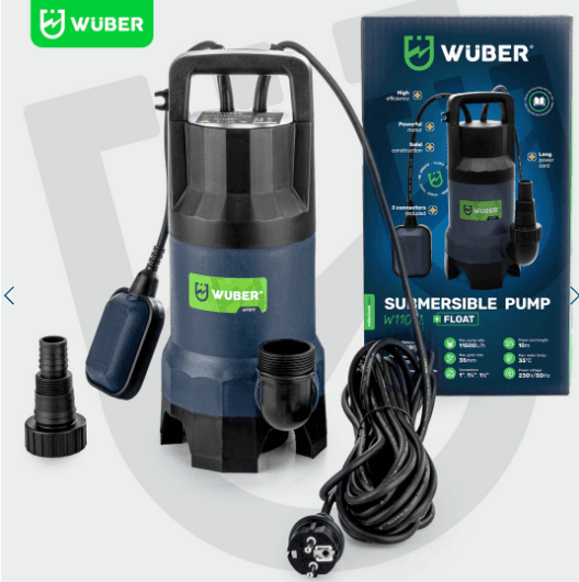Wuber Potopna Pumpa Od 550w Za Čistu I Prljavu Vodu  W11011