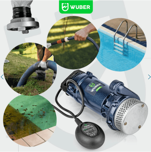 Wuber Potopna Pumpa 400w Za Bazensku Vodu S Plovkom  W11003