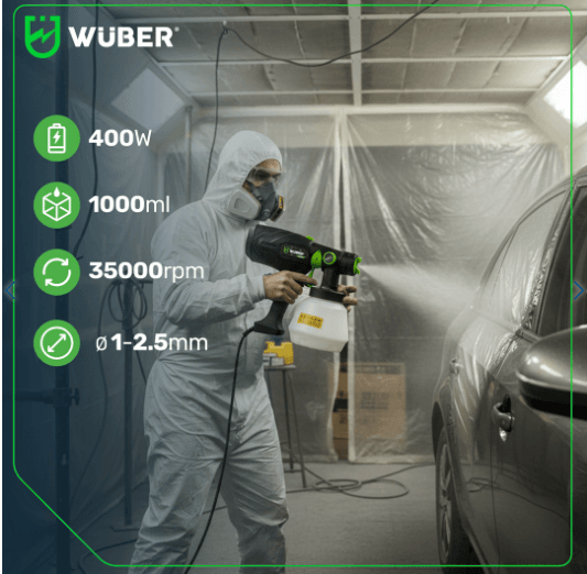 Wuber Električni Pistolj Za Farbanje Wuber Od 400 W