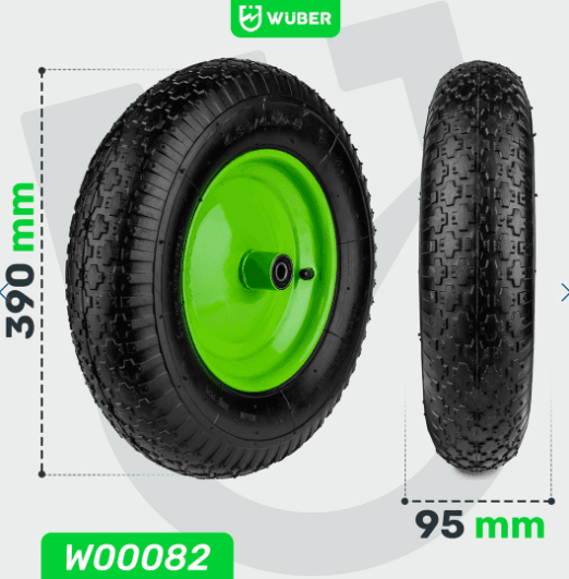Wuber Točak Kolica Od 15” Sa Unutrašnjom Gumom Od 200 Kg
