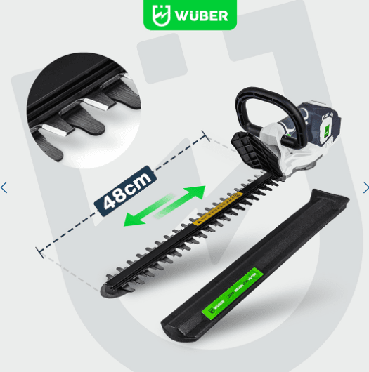 Wuber Akumulatorski Trimer Za Živu Ogradu 48 Cm