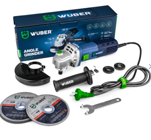 Wuber Ugaona Brusilica 125 Mm 850 W + 10 Diskova