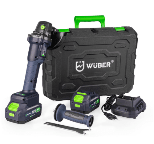 Wuber Akumulatorska Kutna Brusilica 20v 125mm + 2 Baterije 4.0 Ah