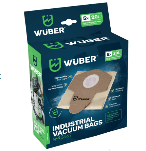 Wuber Vrecice Za Industrijske Usisavace Set 5 Kom 20 L W42661