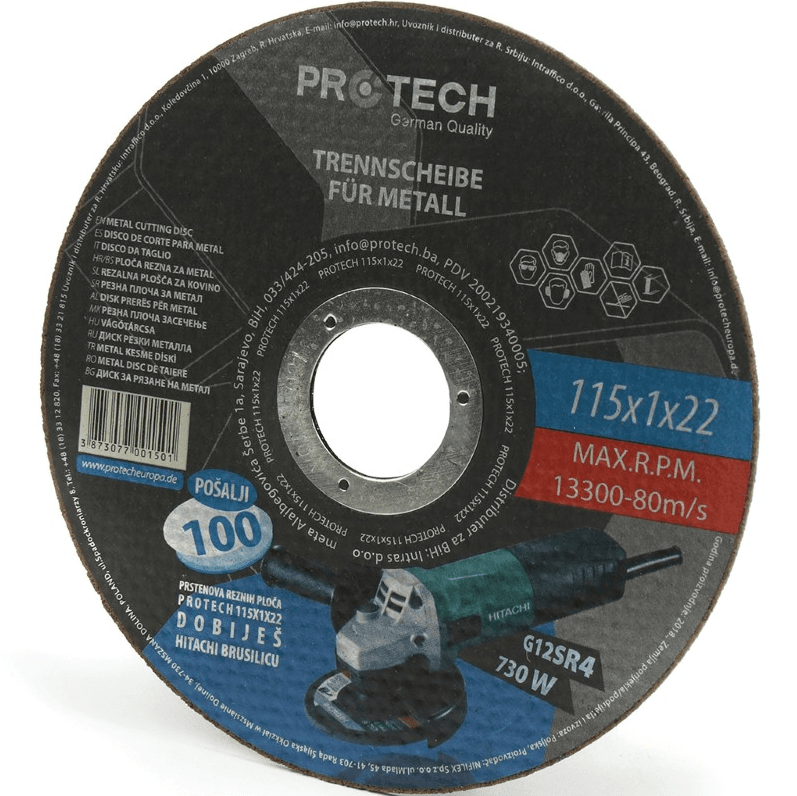 05rpm0005 Ploca Rezna Za Metal 230x1,9x22mm