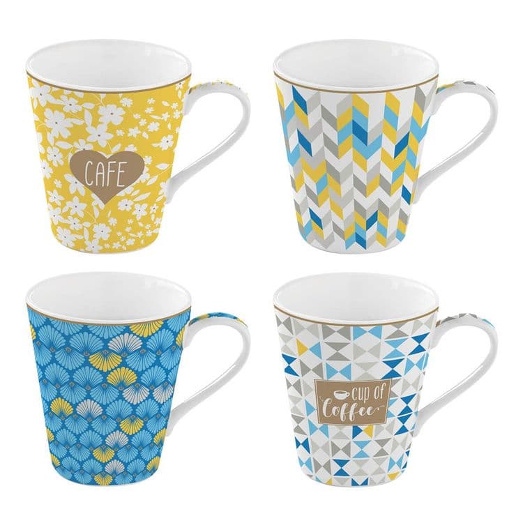 Set Solja 4/1 300ml Coffe Mania Cup Of Coffee