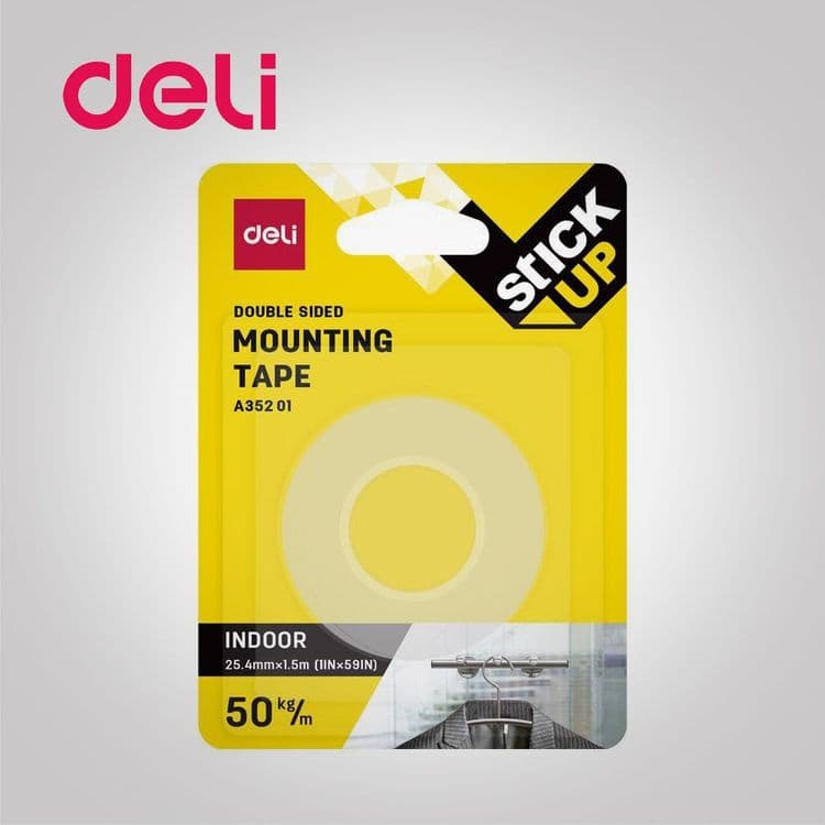 Deli Obostrano Ljepljiva Traka - 25.4mm*1.5m - Pena Ekstra Jaka -50kg/m2 Ea35201