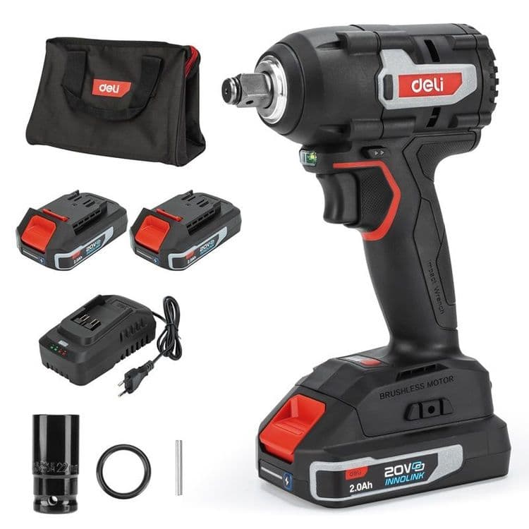Deli Aku Udarni Odvijač 1/2" 20v 350nm Supreme Ede-bs20-1d2