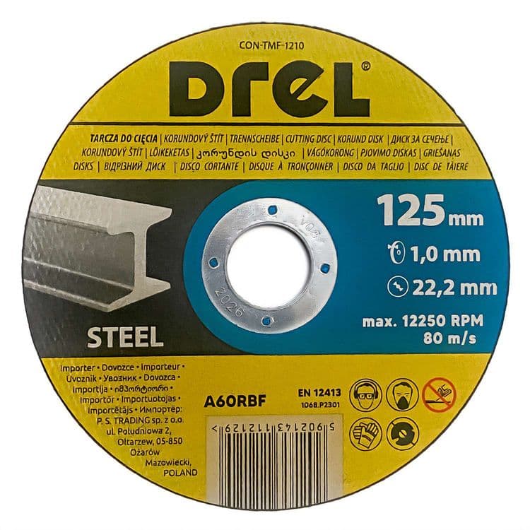 Ps Rezna Ploca 125x1,0mm Con-tmf-1210