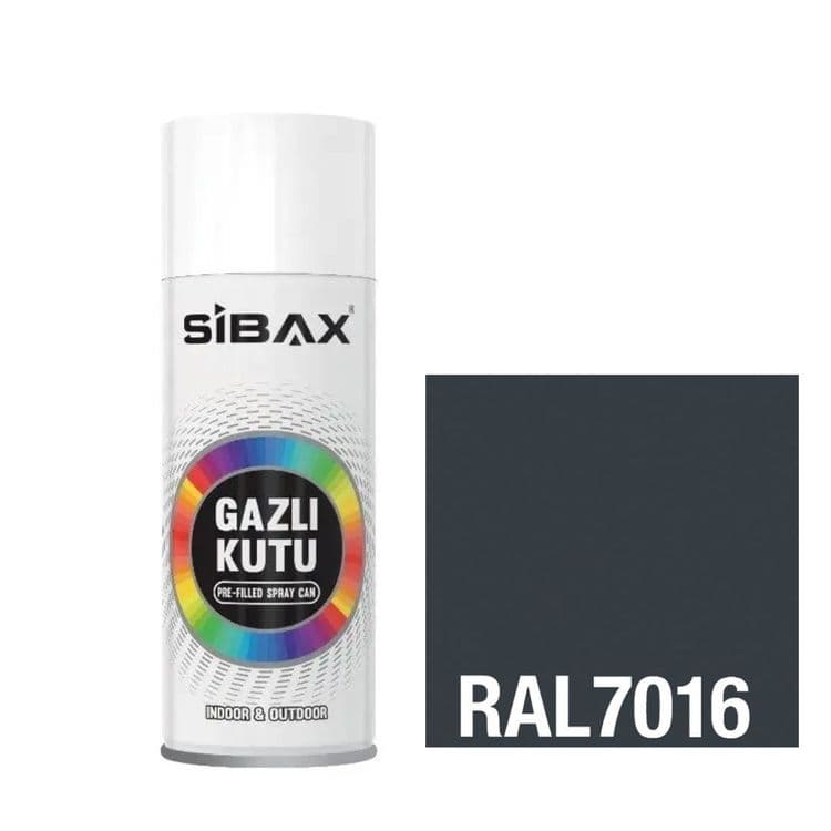 Sibax Sprej Ral7016 Mat Antracit Sivi 329