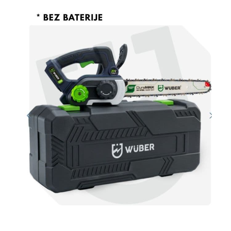 Wuber Akumulatorska Motorna Testera Bez Četkica S Gornjom Ručkom 12" 30cm Lcd Solo Bez Baterije 20v