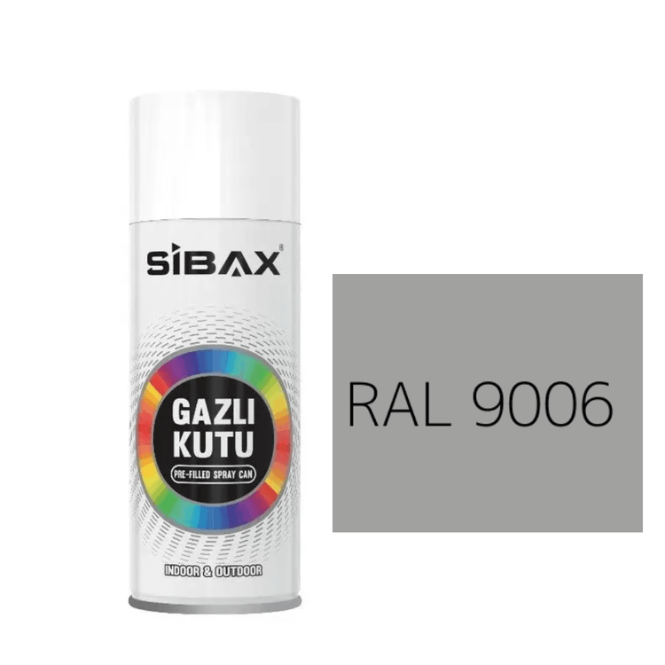 Sibax Sprej Ral9006 Metalik Aluminium Sivi 330