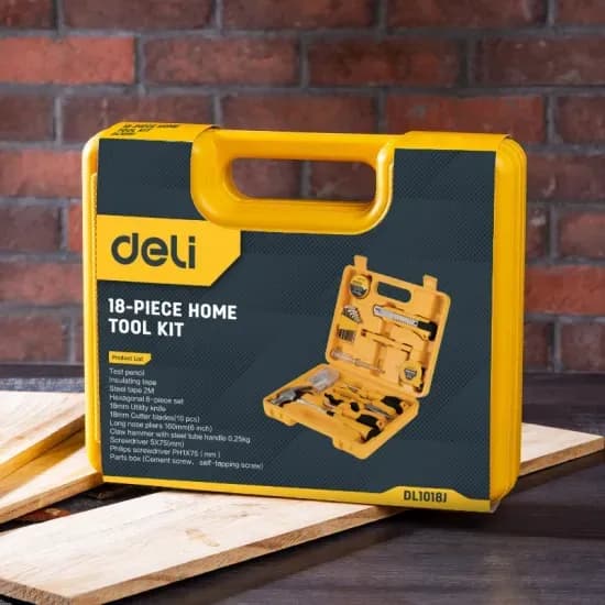 Deli Set Rucnog Alata U Koferu 18kom Edl1018j