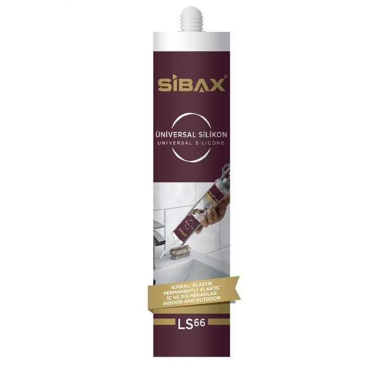 Sibax Ls66 Univerzalni Silikon 280g Crni