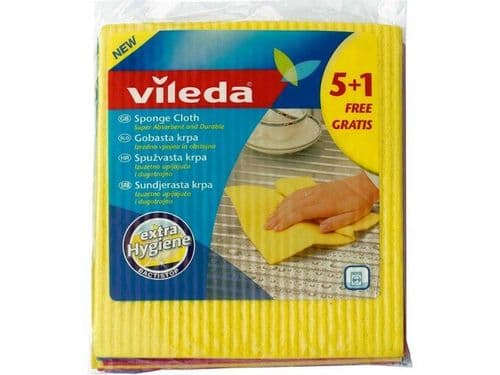 Vileda Sundjerasta Krpa 5+1