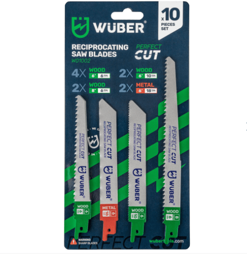 Wuber Set Od 10 Listova Za Metal I Drvo Za Lisicji Rep W01002