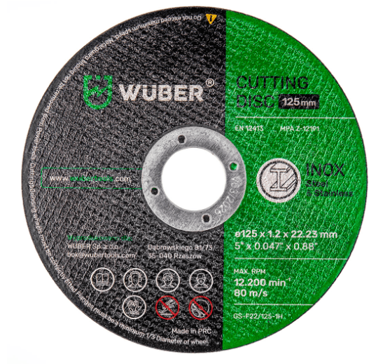 Wuber Disk Za Rezanje Metala 125x1.2mm W17013