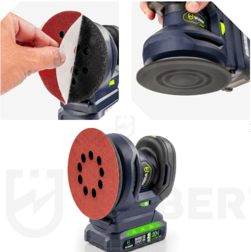 Wuber 125mm 20v Bezicna Rotaciona Brusilica W04301