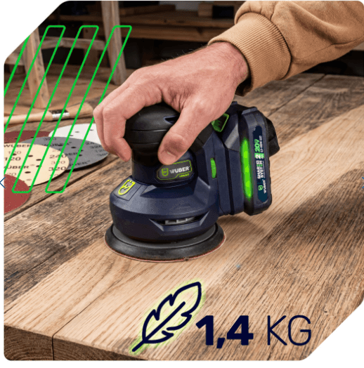 Wuber 125mm 20v Bezicna Rotaciona Brusilica W04301