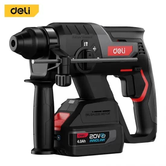Deli Aku Udarna Bušilica Sds+ 20v 4ah Supreme Ede-dc20-2d4