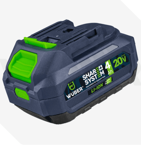 Wuber Punjiva Baterija Share+ Li-ion Sistem 20 V 4,0 Ah W04040